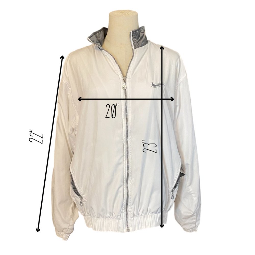 Y2K Nike Track Jacket Windbreaker - Men's Medium - Picture 7 of 10